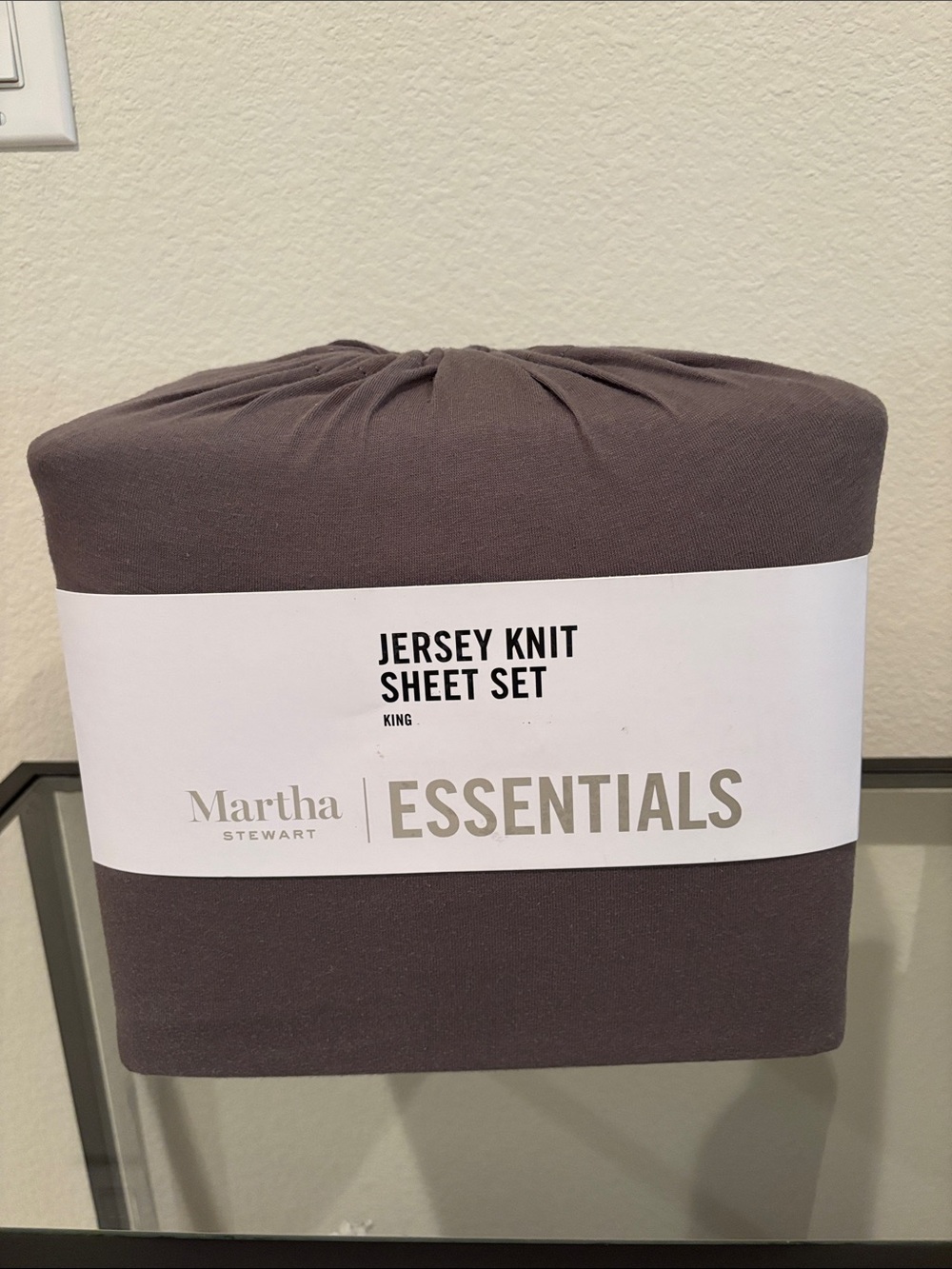 Martha Stewart Essentials - Jersey Knit King Sheet Set